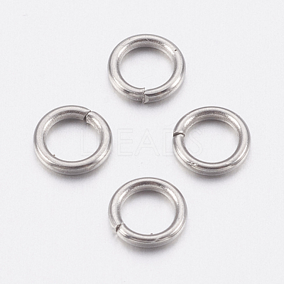 Tarnish Resistant 304 Stainless Steel Open Jump Rings STAS-A036-02C-1