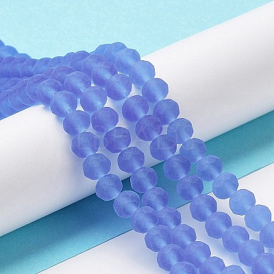 Transparent Glass Beads Strands EGLA-A034-T10mm-MD14-1