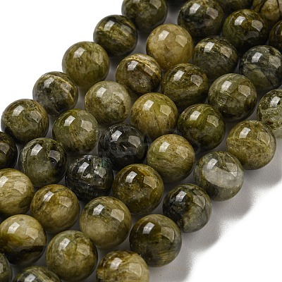 Natural Green Tourmaline Beads Strands G-B099-C05-04-1