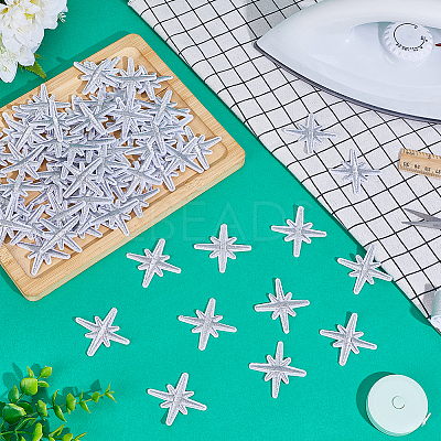 80Pcs Computerized Embroidery Cloth Iron on/Sew on Patches DIY-HY0003-08A-1