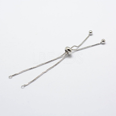 Rack Plating Brass Chain Bracelet Making KK-A142-018P-1