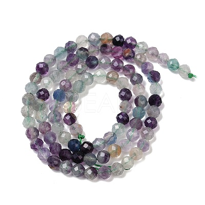 Natural Fluorite Beads Strands G-A252-A01-01-1