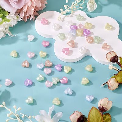 Luminous Transparent Acrylic Beads LACR-TA0001-07B-1