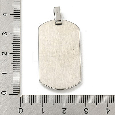 Ion Plating(IP) 304 Stainless Steel Pendants STAS-F307-15G-1