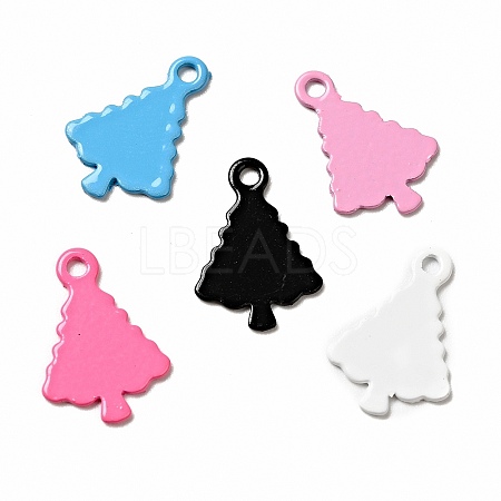 Spray Painted 201 Stainless Steel Charms STAS-G304-28-1