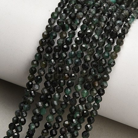 Natural Emerald Beads Strands GG-CBA77FB-B13-3mm-1