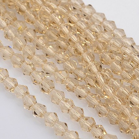 Bicone Glass Beads Strands EGLA-P016-3mm-12-1