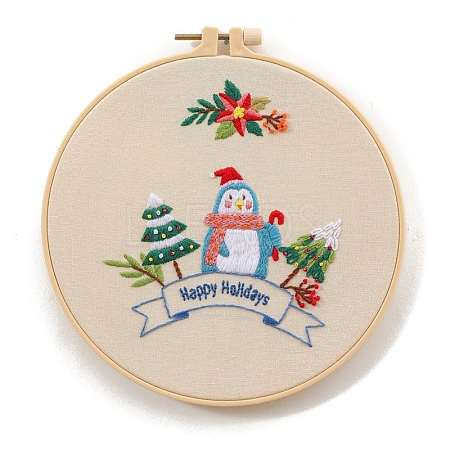 Christmas Pattern DIY Embroidery Kit PW-WG39670-02-1