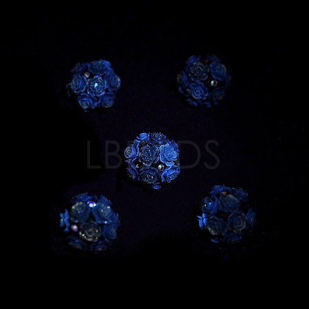 Acrylic Handmade Polymer Clay Rhinestone Beads FIND-Z036-01F-1