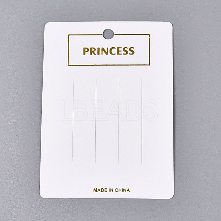Cardboard Paper Jewelry Display Cards for Hair Clip Storage CDIS-N004-10-1