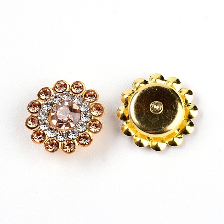 Rhinestone Buttons RB-TAC0004-01B-1