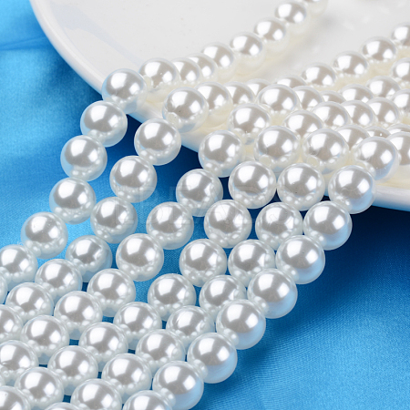 ABS Plastic Imitation Pearl Round Beads MACR-S789-20mm-01-1