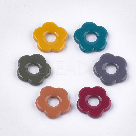 Opaque Acrylic Pendants OACR-T011-55-1