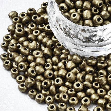 6/0 Glass Seed Beads SEED-S058-A-F216-1