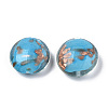Handmade Gold Sand Lampwork Beads LAMP-N031-01-05-1