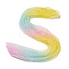 Transparent Gradient Color Glass Beads Strands GLAA-G101-2mm-17-2