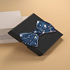 10 Yards Silver Stamping Star Organza Ribbons SRIB-LP0001-09D-3