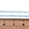Transparent Glass Beads Strands EGLA-N028-01A-A06-5