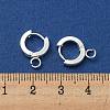 201 Stainless Steel Huggie Hoop Earrings Findings STAS-A167-01I-S-3
