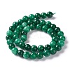 Natural White Jade Imitation Green Jasper Beads Strands G-I299-F07-8mm-2