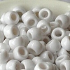 Opaque Acrylic Beads OACR-WH0025-06E-1
