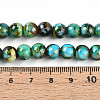 Baking Paint Glass Beads Strands DGLA-N003-8mm-B08-5
