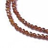 Cubic Zirconia Beads Strands G-F596-48H-2mm-3