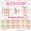30Pcs Glass Pendants FIND-SC0015-11-2