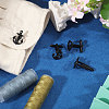 4 Pairs Alloy Cufflinks FIND-CA0011-40EB-4