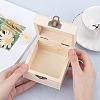 Wooden Storage Boxes OBOX-WH0004-03-3