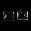 Transparent Glass Square Cabochons X-GGLA-A001-30mm-2