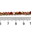 Electroplate Glass Beads Strands X-EGLA-P061-01A-07-4