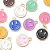 18Pcs 9 Colors Alloy Enamel Charms ENAM-YW0001-97-4