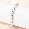 Brass Pave Clear Cubic Zirconia Tennis Bracelets for Women KK-CBA68DA-08P-2