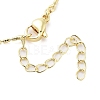 Brass Micro Pave Clear Cubic Zirconia Pendant Necklaces for Women NJEW-M009-04G-A-3