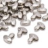 Letter Slider Beads for Watch Band Bracelet Making X-ALRI-O012-T-NR-2