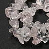 Natural Rose Quartz Chip Beads Strands F007-02-3