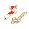 Christmas Alloy Enamel Pendants FIND-I067-02KCG-13B-2