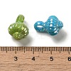 Plating Opaque Acrylic Beads OACR-E039-46-3