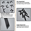 6Pcs Polyester Bowknot Hanging Streamer AJEW-SP0002-71A-4