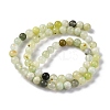 Natural New Jade Beads Strands X-G-F591-16-6MM-4