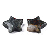 Natural Bloodstone Agate Star Shaped Worry Stones G-T132-002A-15-3