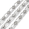 304 Stainless Steel Oval & Knot Link Chains CHS-B005-03P-1