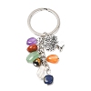 Natural Gemstone Keychains TREE-PW0001-03I-2