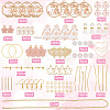 SUNNYCLUE DIY Cat & Flower Earring Making Kit DIY-SC0020-52-2