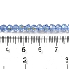 Electroplate Transparent Glass Beads Strands LS-EGLA-A035-T4mm-L14-4