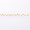 Ion Plating(IP) Handmade 304 Stainless Steel Cable Chains STAS-G038-12G-1