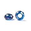 Transparent Glass European Beads GPDL-N005-D14mm-A12-2