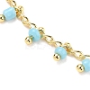 Glass Charm Bracelets BJEW-JB05600-01-2