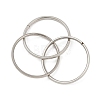 201 Stainless Steel Trinity Interlocking Ring Finger Rings FS-WG6776A-06-2